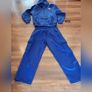 Men's Cargo prenium qualty hooded fleece seatshirt & sweatpants